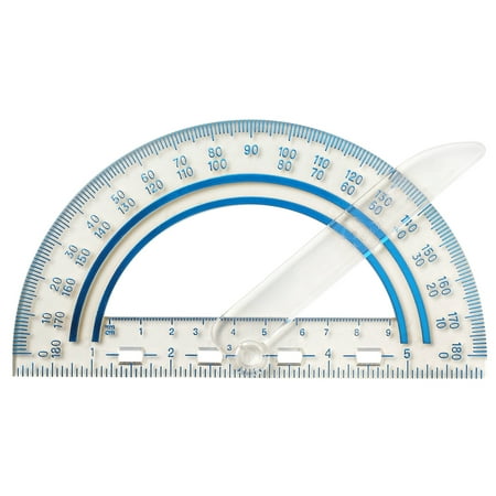 Fiskars 12-95400J Plastic Swing Arm Protractor Color Received May Vary